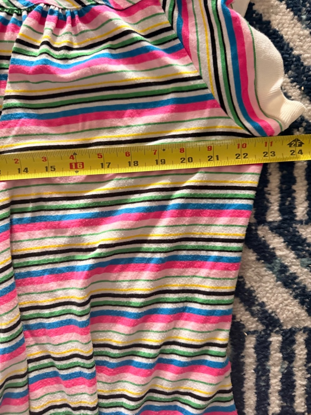 Torrid Retro Striped Babydoll Blouse Collared Top size 4 (4X) - Picture 5 of 8